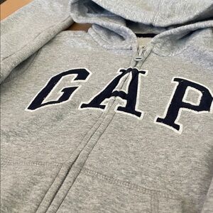 GAP Kids Light Gray Zip-Up Hoodie